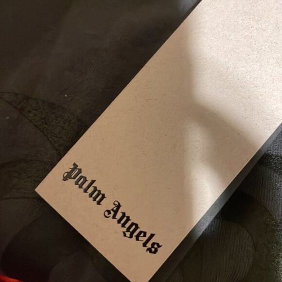 Palm Angels cropped dark gray T shirt L - Picture 8 of 12